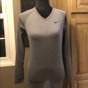 Grey Nike top